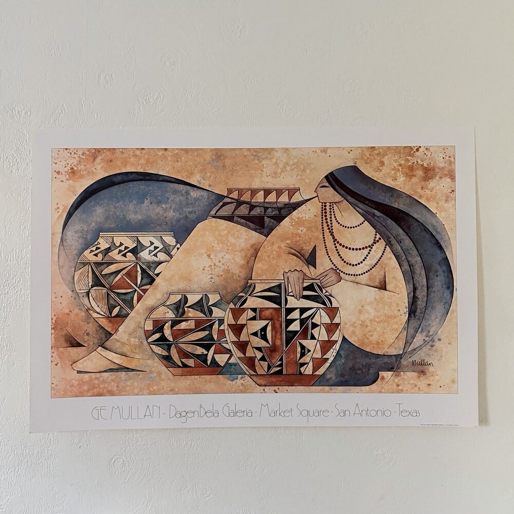 G. E. Mullan 82' Exhibition DagenBela Galeria Poster Print Market Square 23x34”